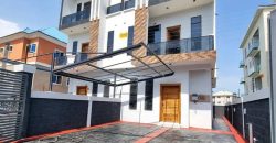 5 bedroom semi detached duplex at lekki conservation road, by chevron tol.
