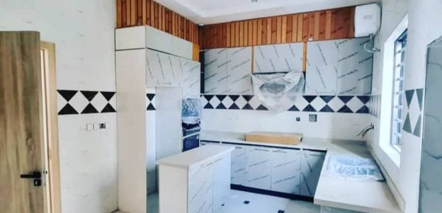 5 bedroom semi detached duplex at lekki conservation road, by chevron tol.